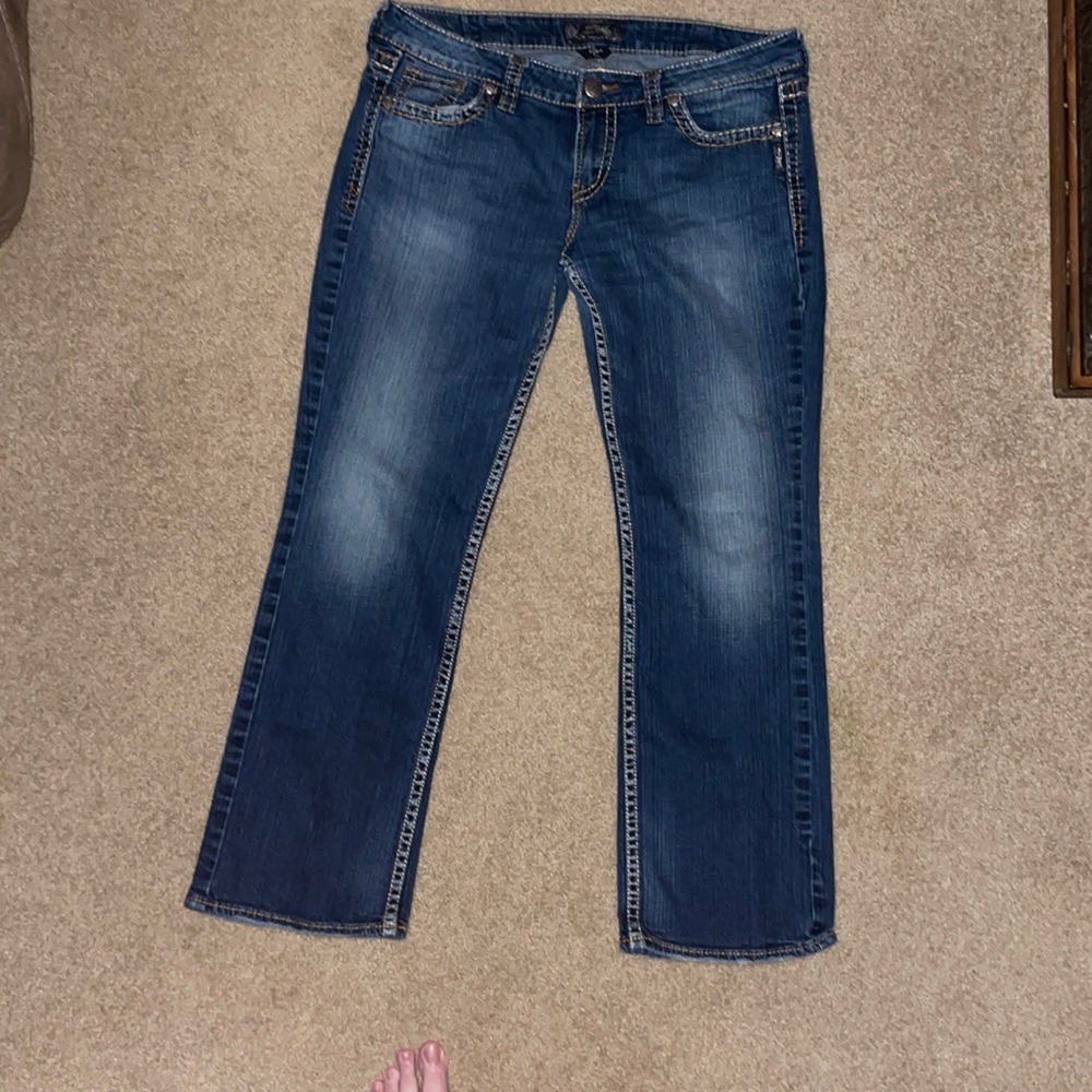 Silver jeans